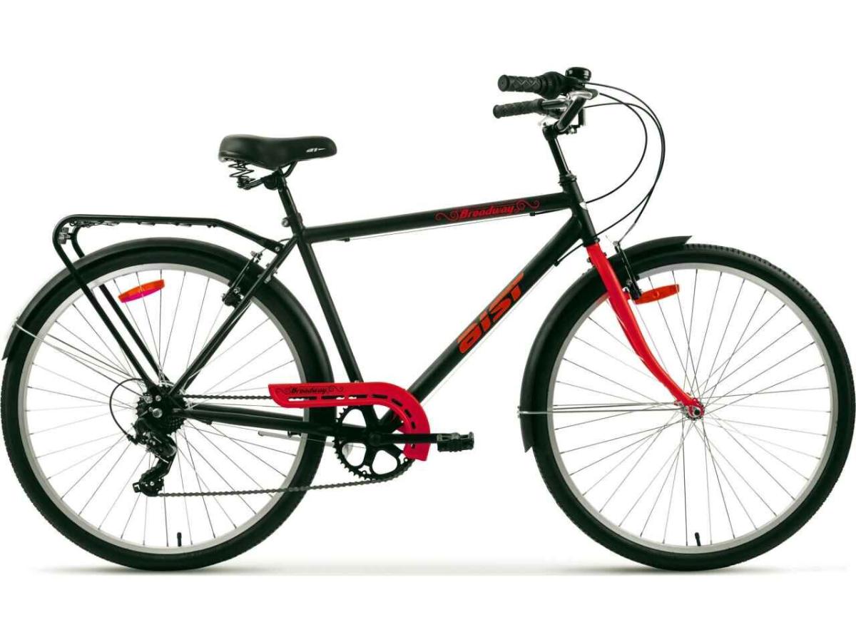 Велосипед AIST Broadway 28 20 черно-красный