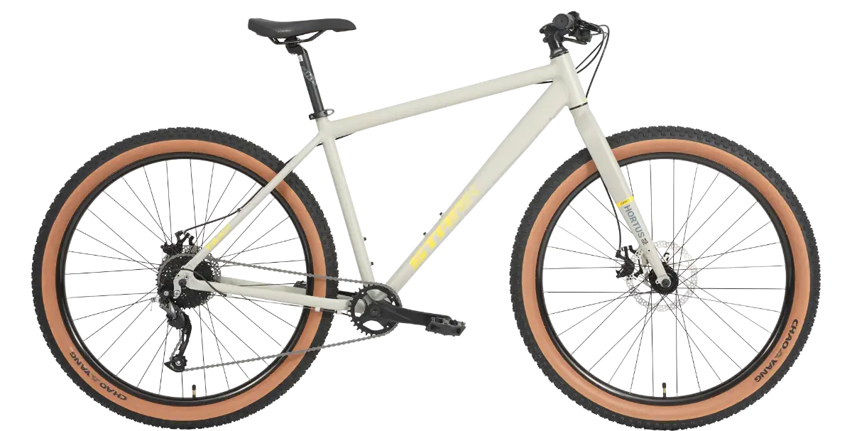 Велосипед Stark'25 Tank 29.3 D+ 18 серый матовый/желтый