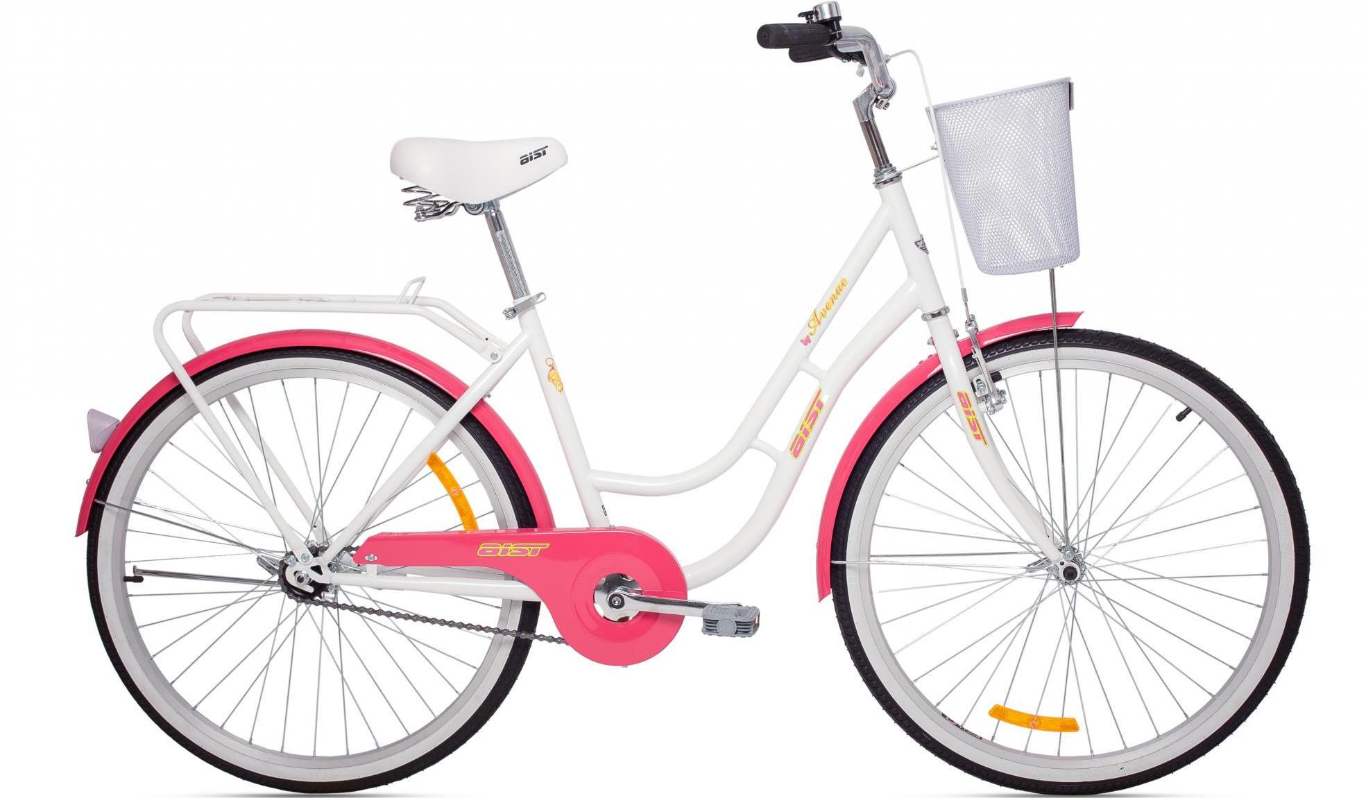 Велосипед AIST Avenue 26 17 бело-розовый
