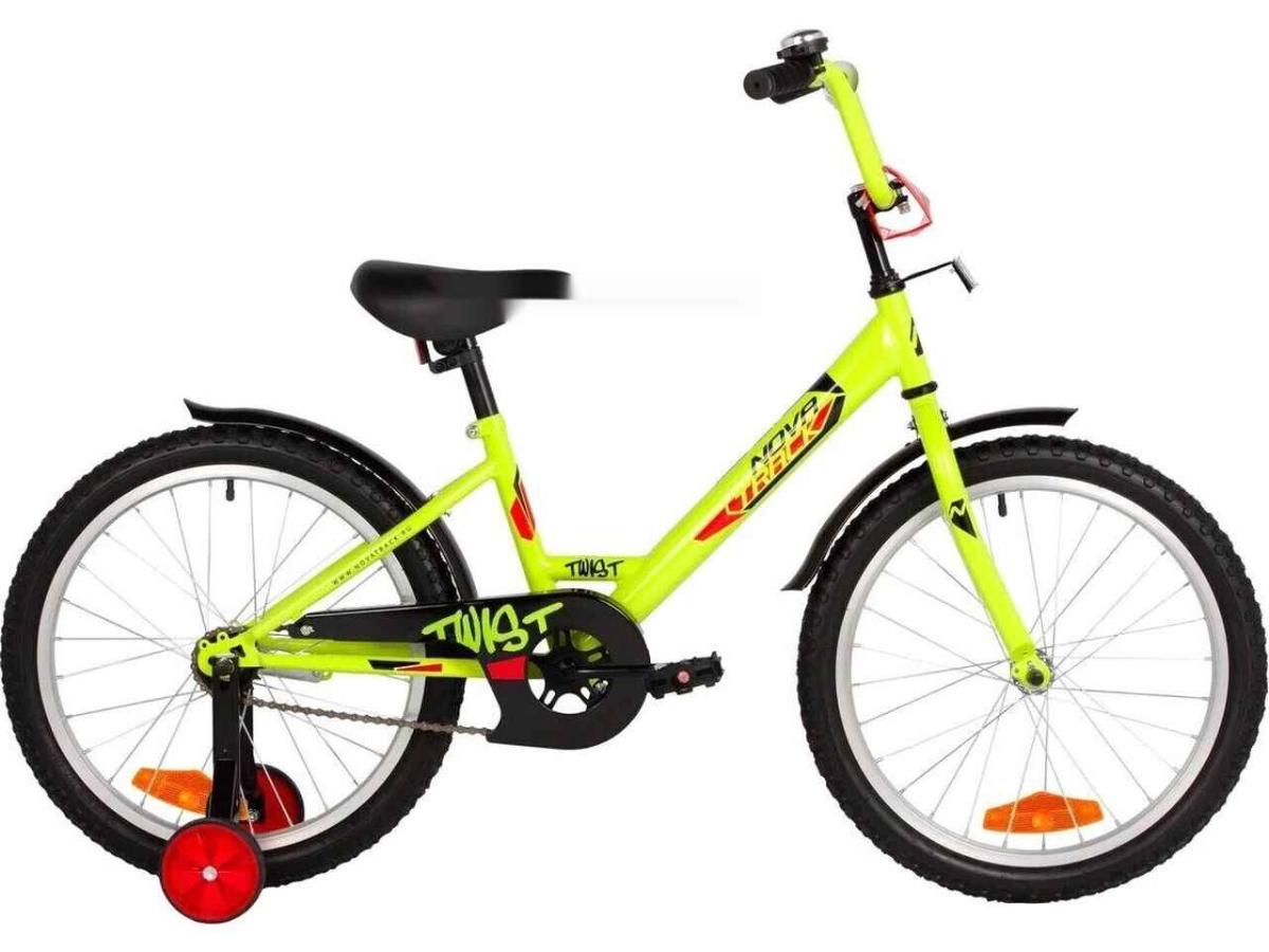 Велосипед NOVATRACK Twist 20 зеленый