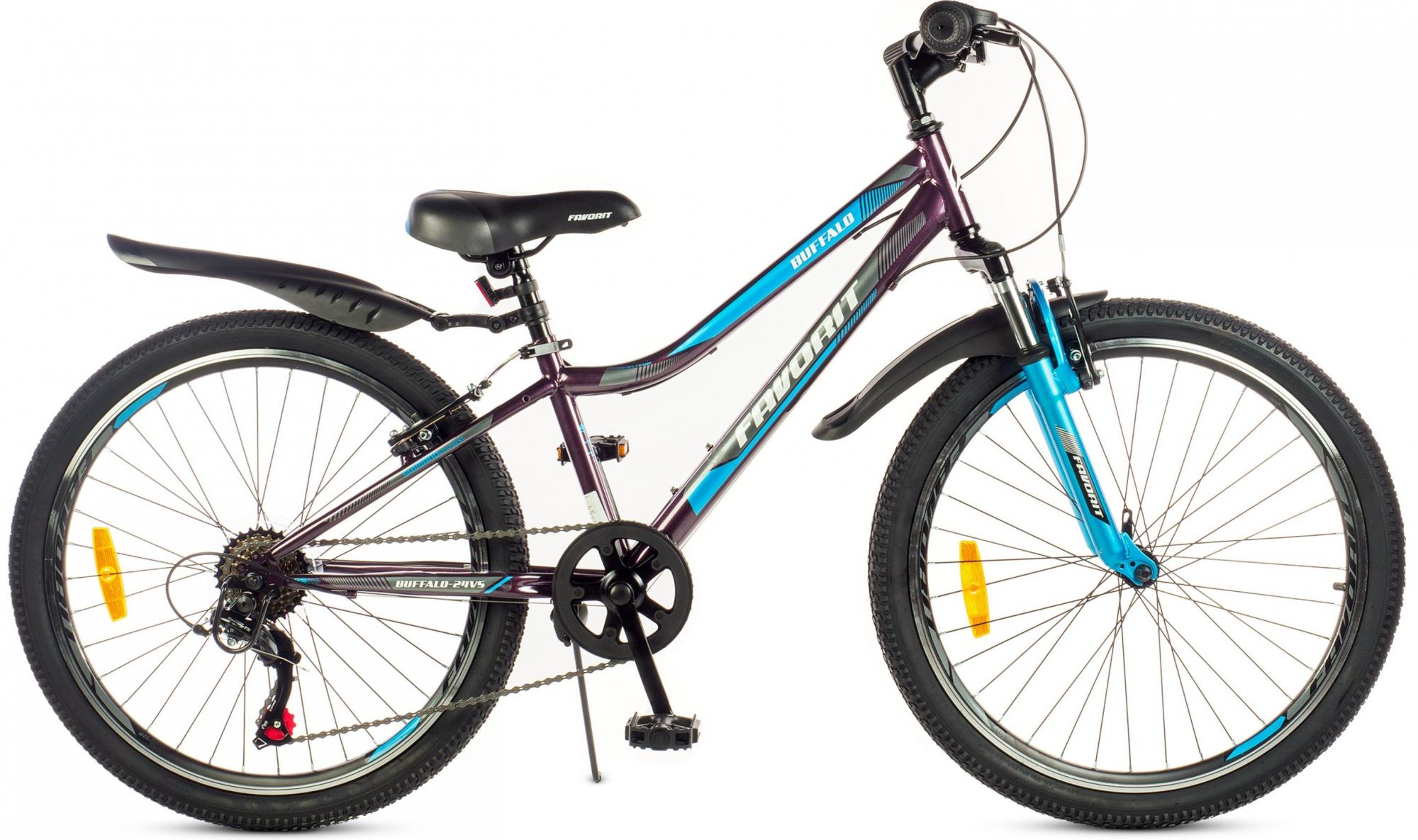 Велосипед FAVORIT BUFFALO-24VS 12 голубой