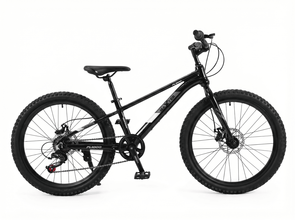 Велосипед Maxter PL1000 regid 24 черно-серый