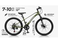 Велосипед FAVORIT ONYX-24MDM 24 12 зеленый