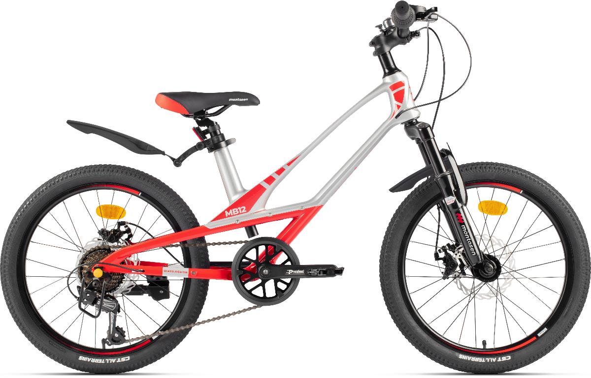 Велосипед MONTASEN MB12B 22 серебристый