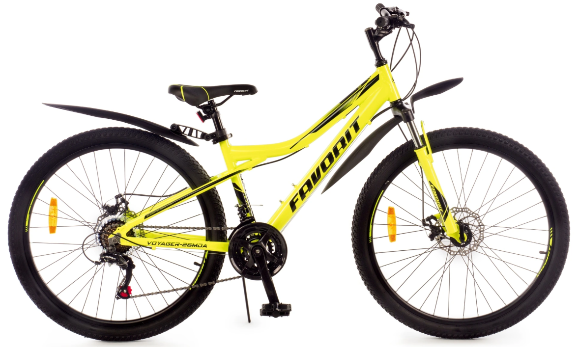 Велосипед FAVORIT VOYAGER-26MDA, VOY26MD14GN-AL