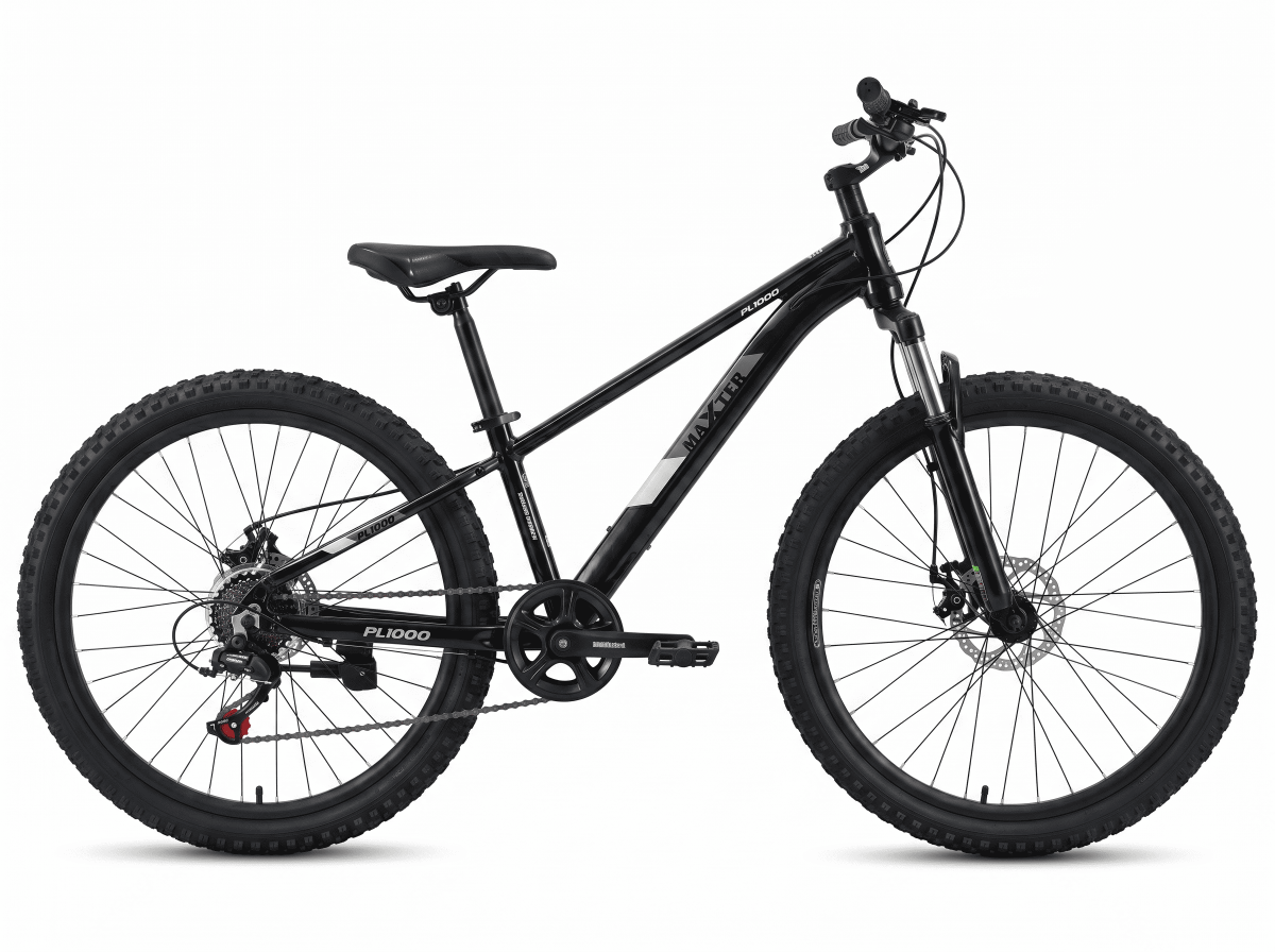 Велосипед Maxter PL1000 suspension 24 черно-серый