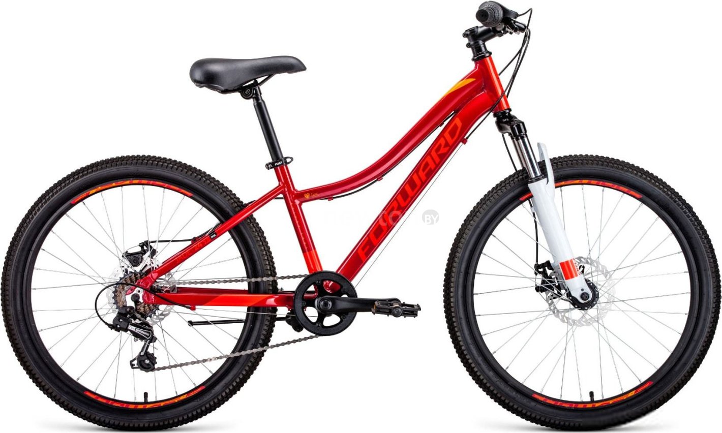 Велосипед FORWARD Jade 2.0 24 12 красно-оранжевый