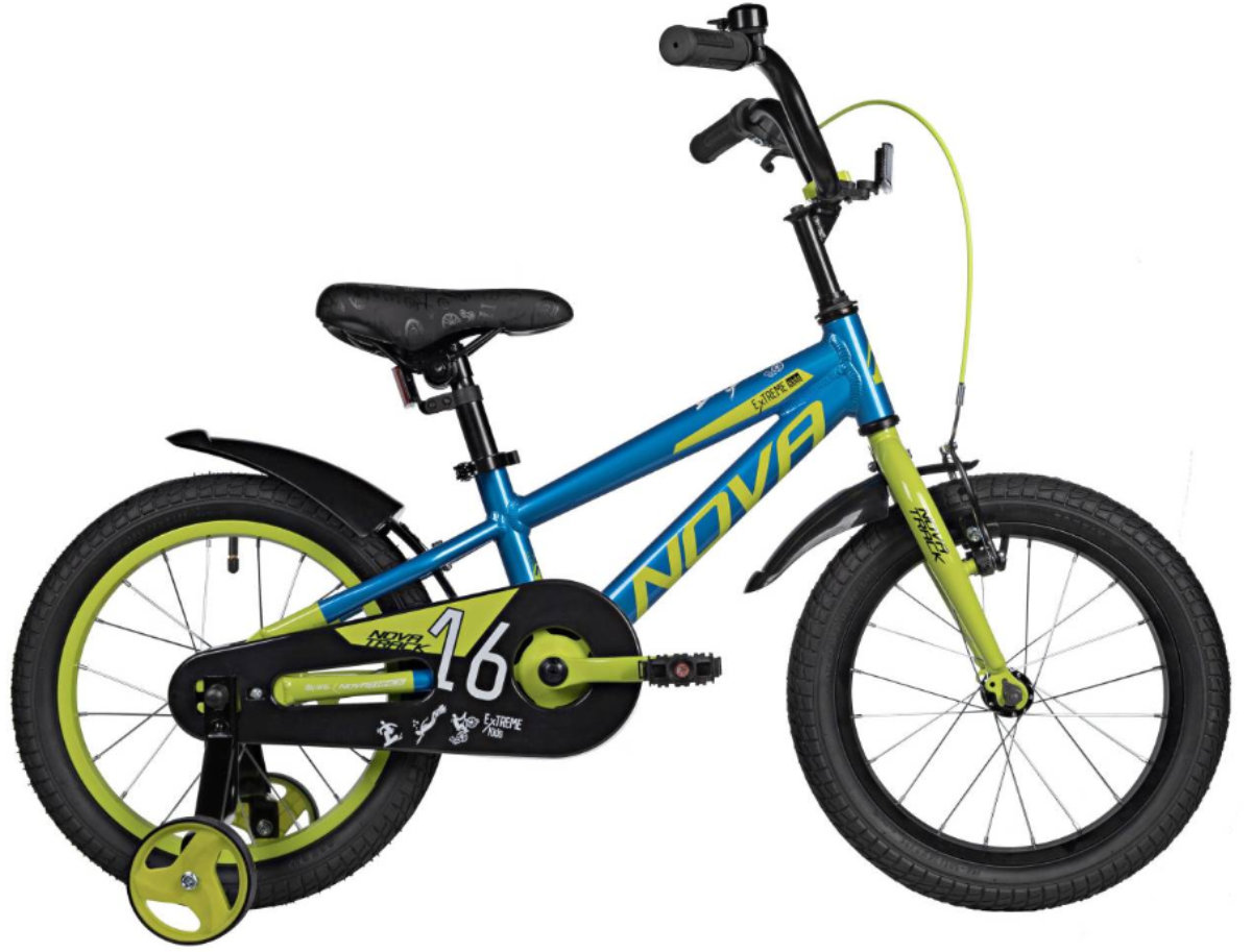 Велосипед Novatrack Extreme 16 синий