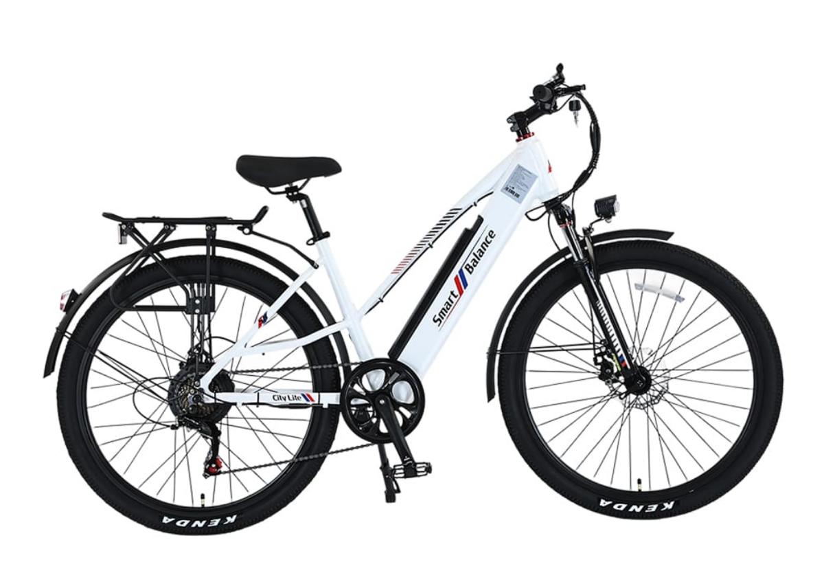 Электровелосипед SmartBalance City Lite 27.5 19 белый