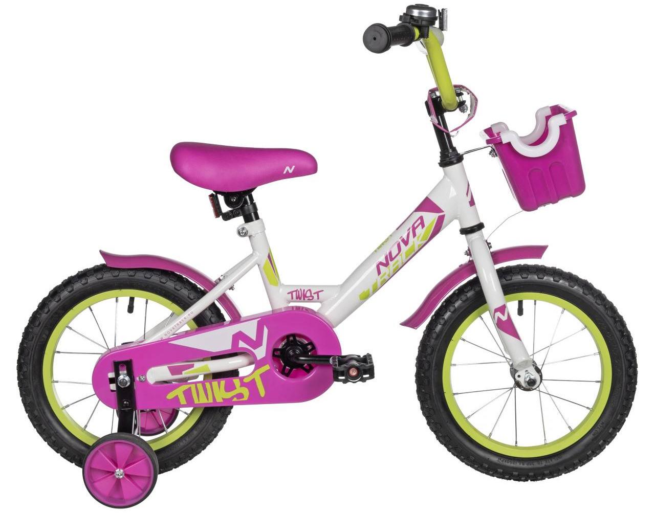 Велосипед Novatrack Twist 14 белый