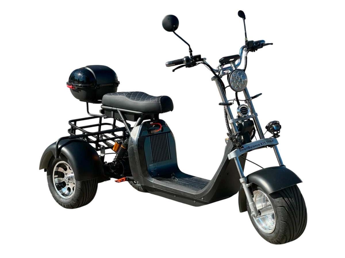 Электроскутер SmartBalance Х11 Trike черный