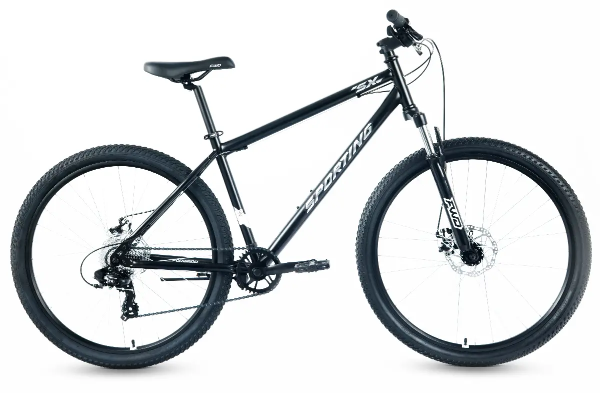 Велосипед FORWARD SPORTING SX 29 19 25 черный/серебристый