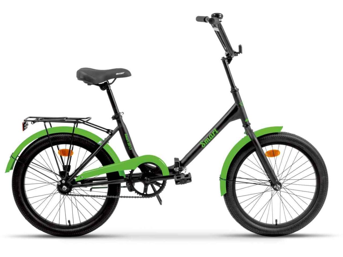 Велосипед AIST Smart 1.1 20 черно-зеленый