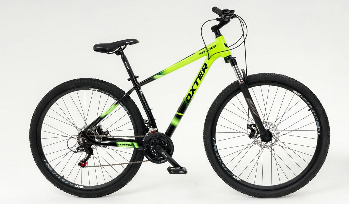 Велосипед FOXTER Mexico 29 17.5 черно-зеленый