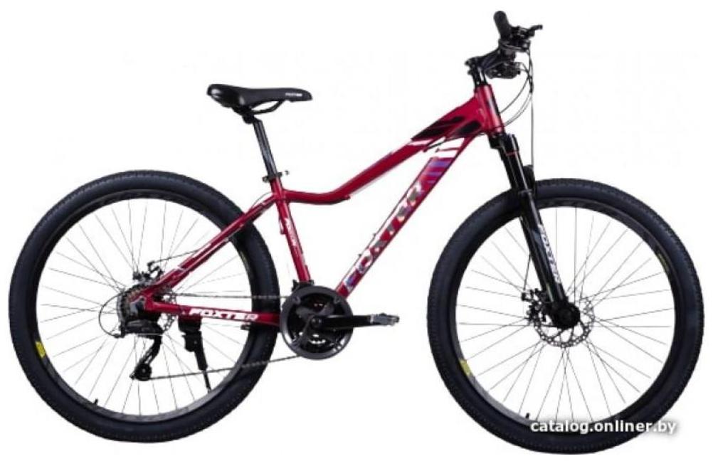 Велосипед FOXTER Poison 27.5 бордовый