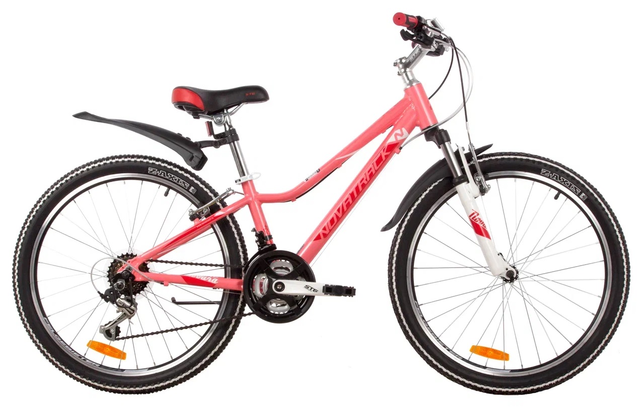 Велосипед Novatrack 24 Novara 13 коралловый