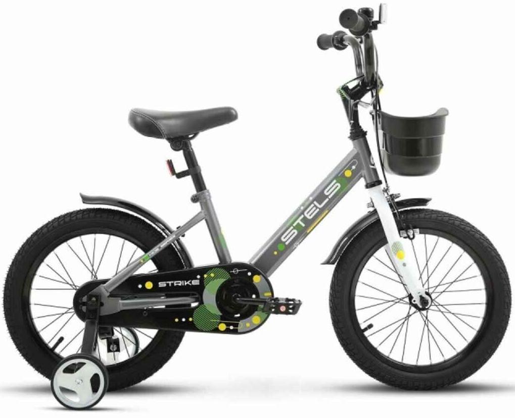 Велосипед Stels Strike VC 16 серый