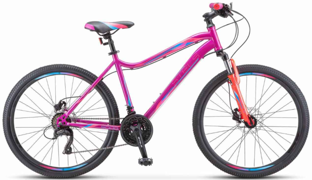 Велосипед Stels Miss-5000 MD 26 18 фиолетовый/розовый