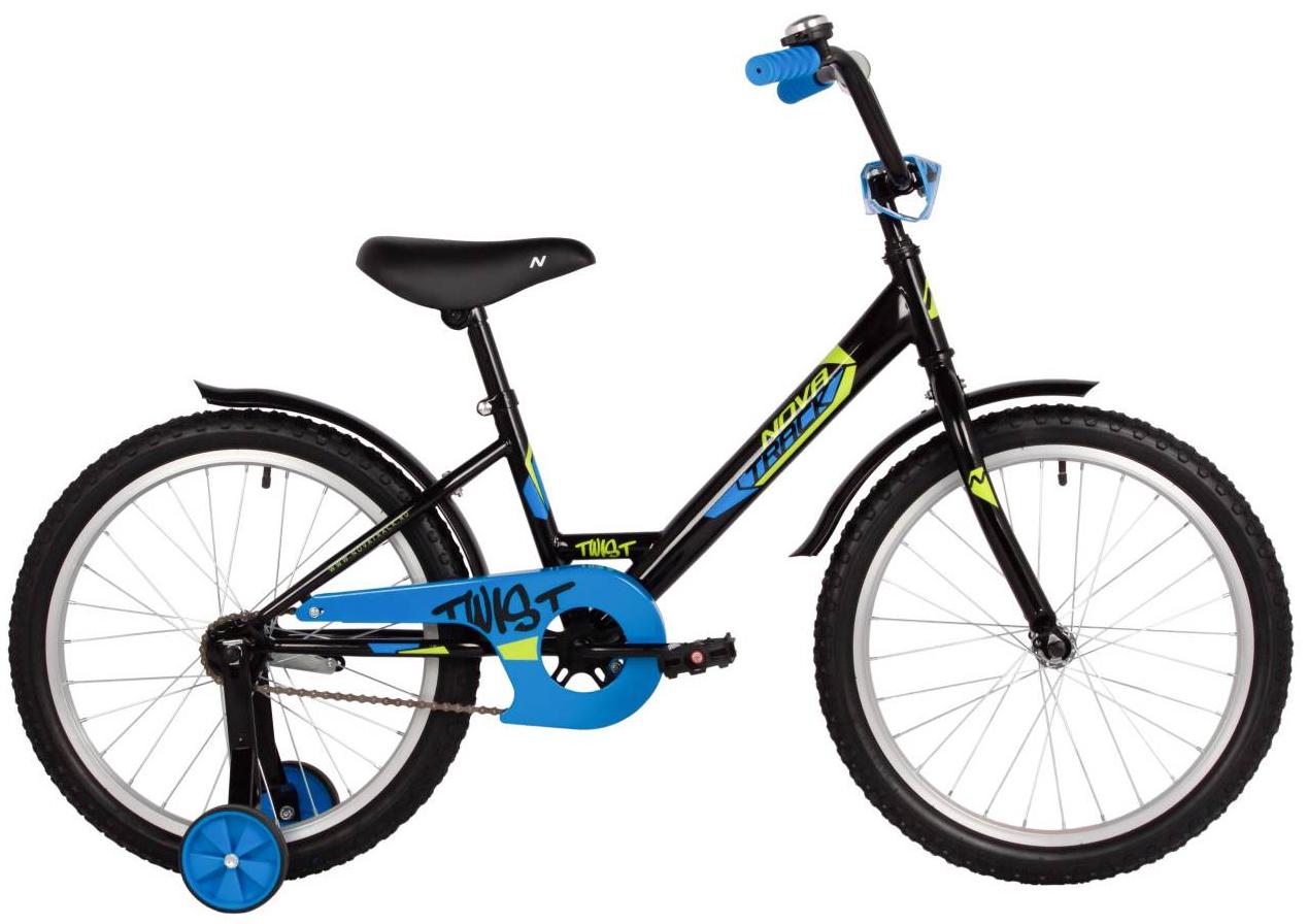 Велосипед Novatrack Twist 20 чёрный
