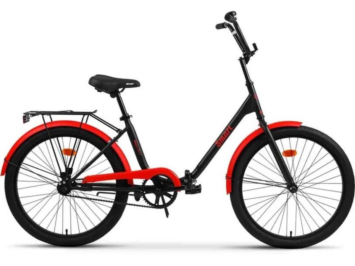 Велосипед AIST Smart 24 1.1 24 красный черный