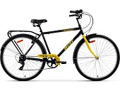 Велосипед AIST Broadway 28 20 черный желтый