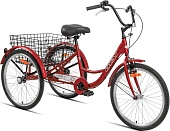 Велосипед AIST Cargo 1.1 24 бордовый