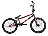 Велосипед Stark'25 Madness BMX 3 20 бордовый/оранжевый/черный
